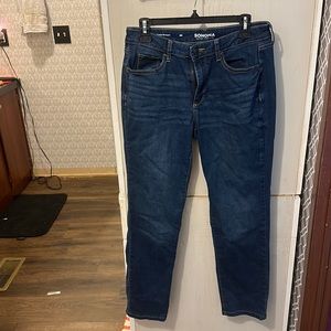Sonoma curvy straight jeans